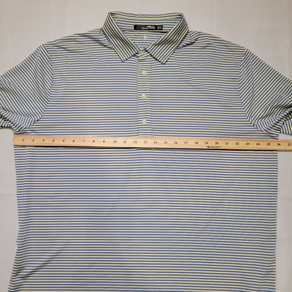 Ralph Lauren Men's RLX Polo Shirt Size XL TG Moisture Wicking Striped - Picture 10 of 12